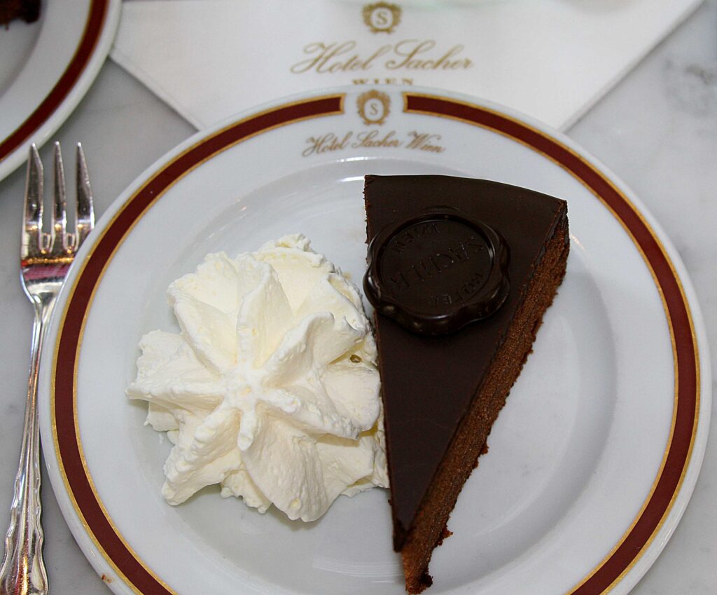 Sacher Torte, Sacher Hotel, Vienna, Austria